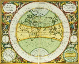 世界の古代半球、 &39;The Celestial Atlas、or the Harmony of the Universe&39;（Atlas coelestis seu harmonia macrocosmica）pubのプレート94。 Joannes Janssonius、アムステルダム、1660-1（engravi 作： Andreas Cellarius